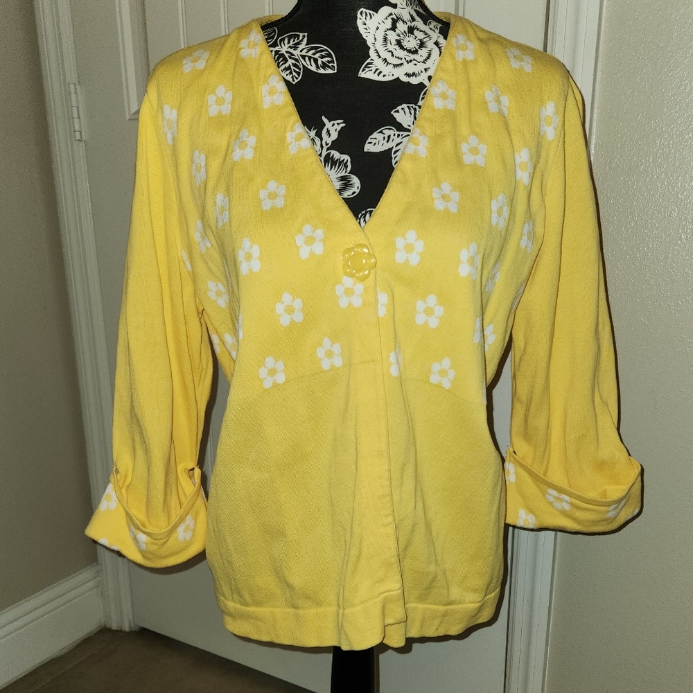 Christopher & Banks 100% cotton sweater XL